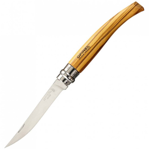 Складной нож Opinel Нож складной филейный№8 VRI Folding Slim Olivewood