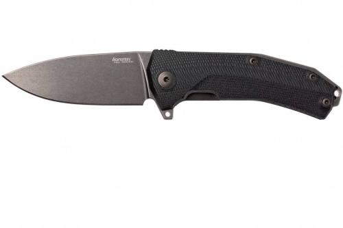 Складной нож Lion Steel KUR BBK G10 Black Flipper фото 6