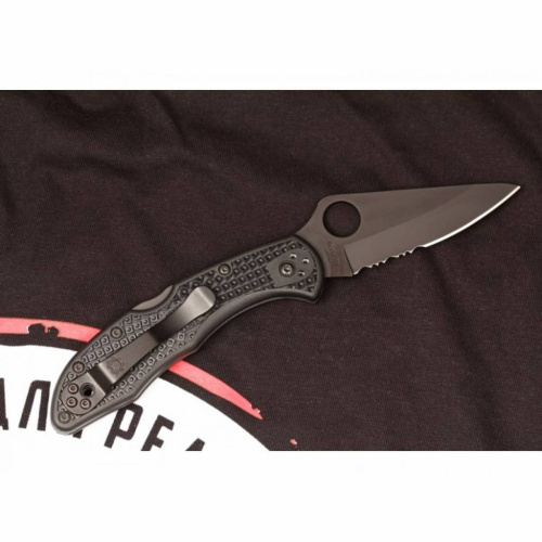 Складной нож Spyderco Delica 4 - 11PSBBK фото 18 Складной нож Spyderco Delica 4 - 11PSBBK фото 18