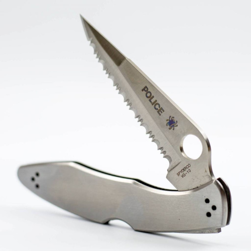 Складной нож Spyderco Police Full Serrated Edge фото 3