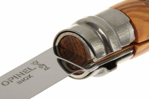 504 Opinel №10 VRI Folding Slim Olivewood фото 16