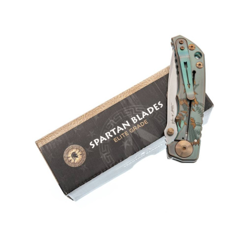 Складной нож Spartan Blades Harsey Folder God & Country фото 2